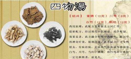 传统四物汤标准配方