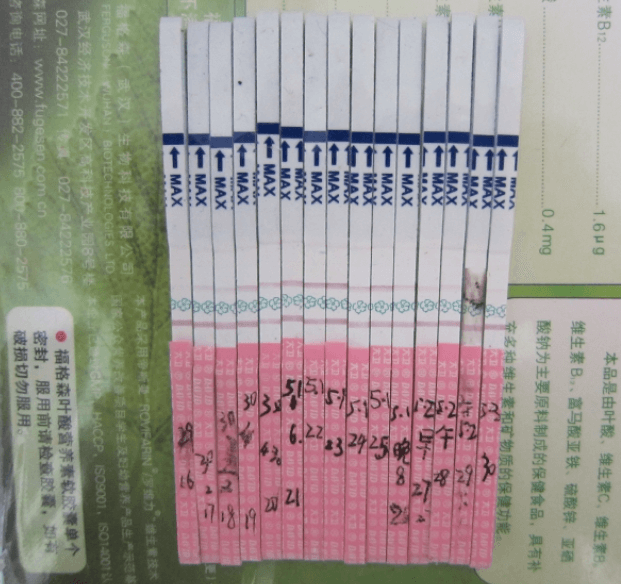 已经怀孕排卵试纸图片和已受孕后排卵试纸图片