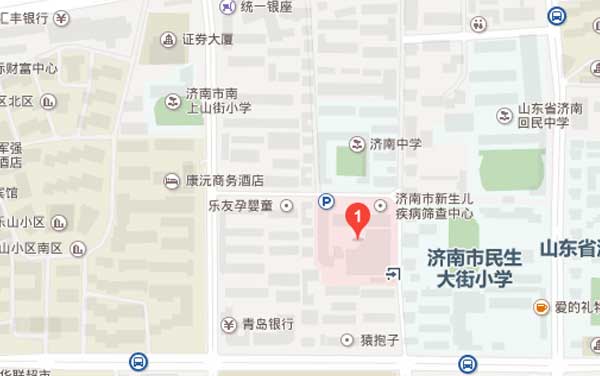 济南市妇保院地理位