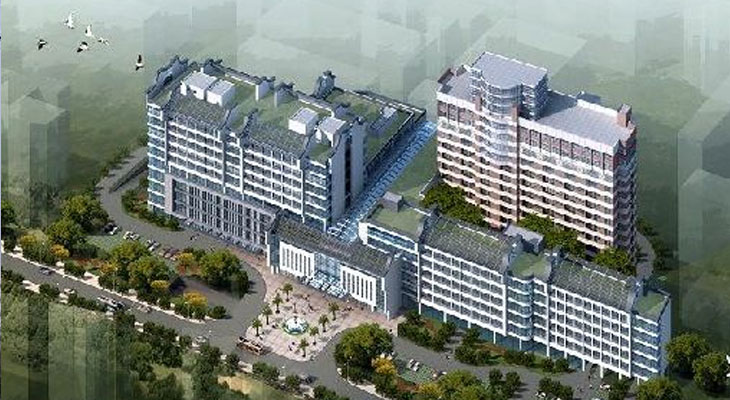 福建省妇儿医院俯瞰图