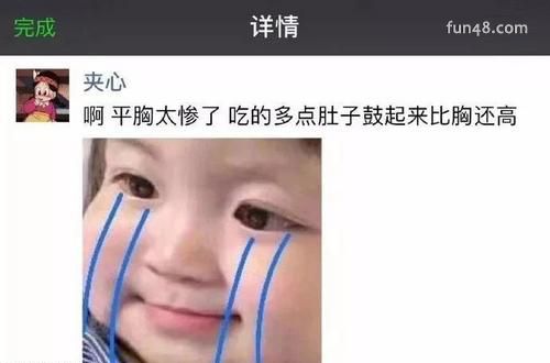 平胸女孩的写实