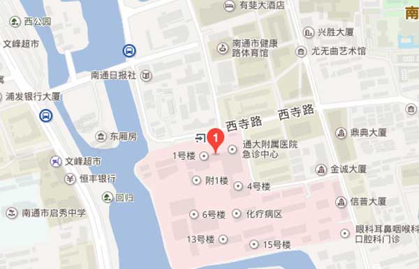 南通附属医院地理位置