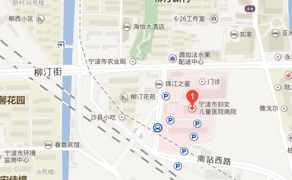 宁波市妇幼保健院地理位置