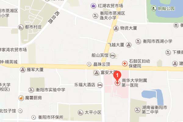 南华附一医院地理位置