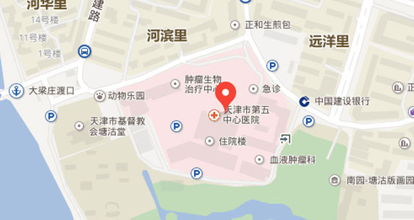 天津市第五中心医院地图