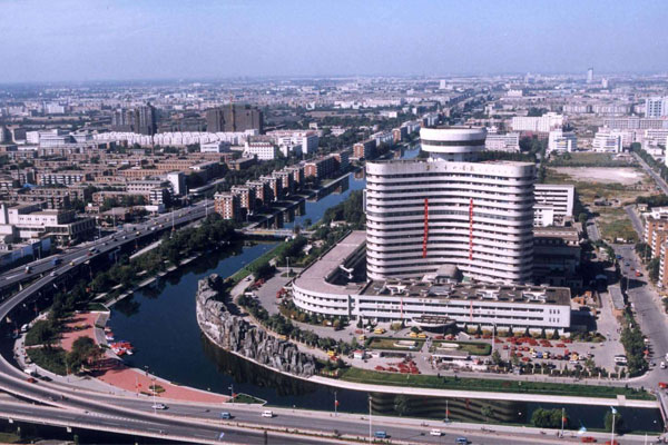 天津市第一中心医院全景图