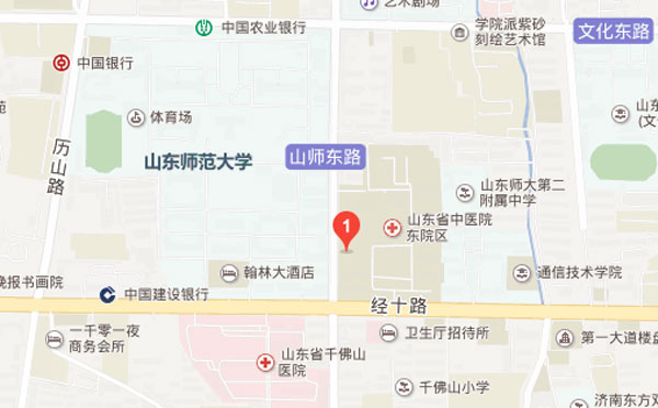 山东中医药大学附院地理位置