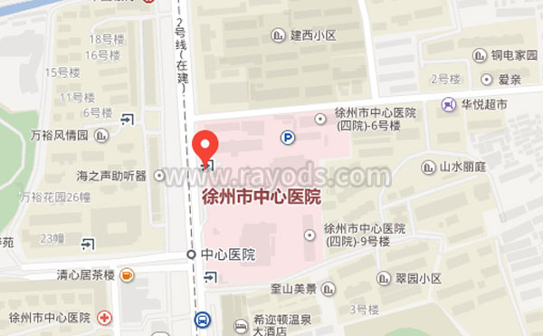 江苏徐州中心医院地理位置
