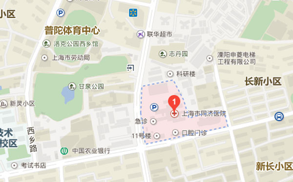 上海同济医院地址