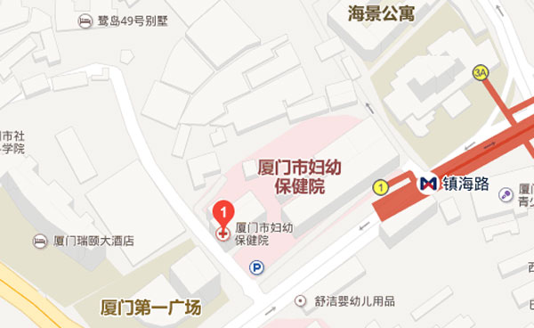 厦门妇幼保健院地理位置