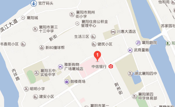 襄樊学院附属医院地理位置