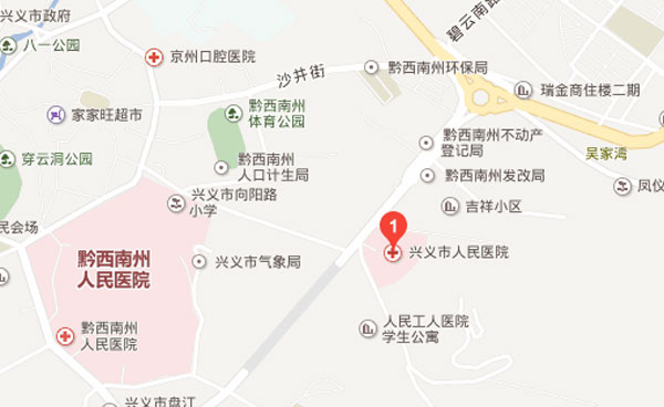 贵州医科大学附属医院地理位置