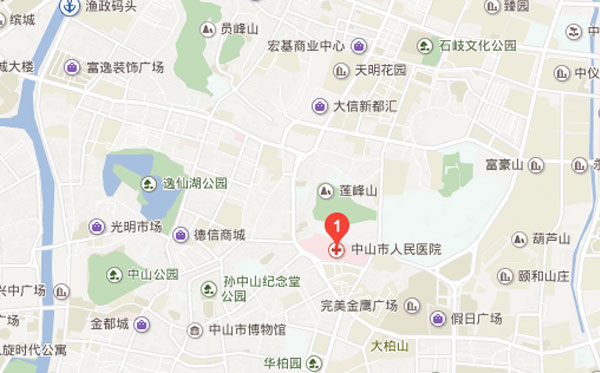 中山大学附属中山医院地理位置