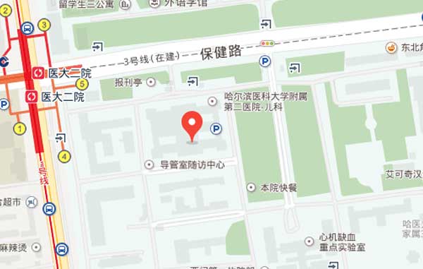 哈尔滨医大二院地图概况