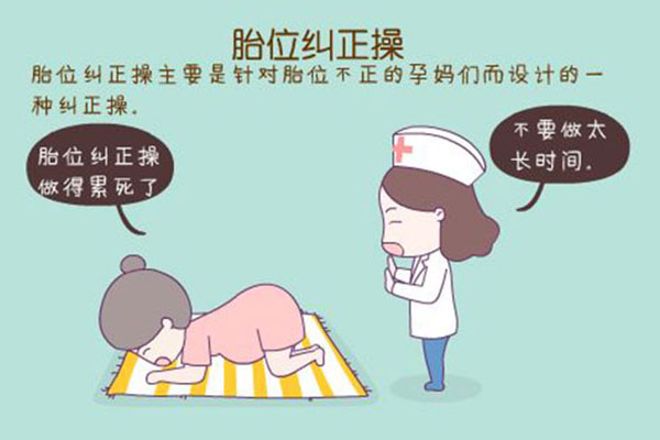 膝胸卧位操纠正