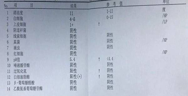 白带常规检查也是其中的一项