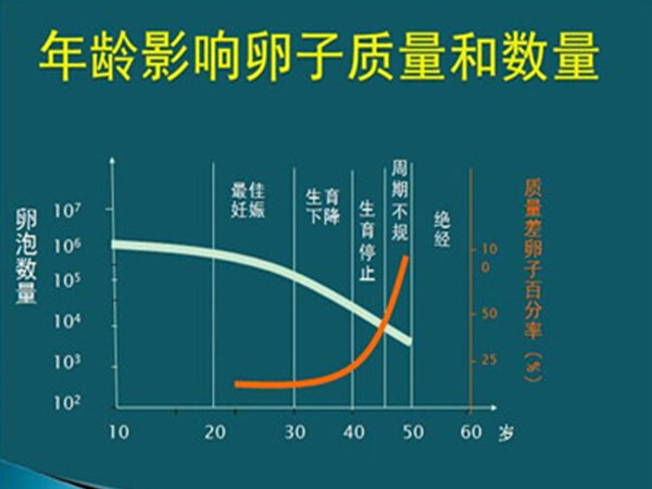 卵子质量会随着年龄增长而降低